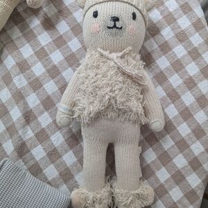 Adorable Cream Stuffed Bear Toy
